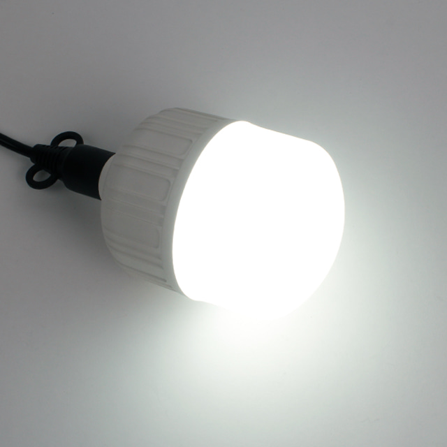 LED 에코솔린 일체형 작업등 40W 가설등 공장 매장 캠핑 플리커프리