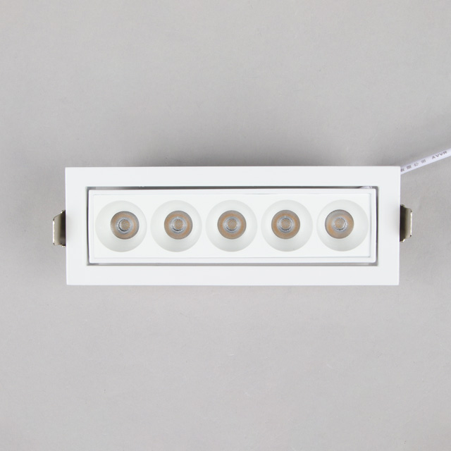 LED 멀티 매입등 에코 데코 5구 COB 10W 리모컨 다운라이트 매립등
