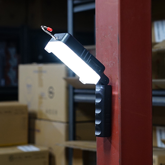 LED 접이식 작업등 34구 USB 충전식 랜턴 손전등 후레쉬 캠핑 차박 야외등