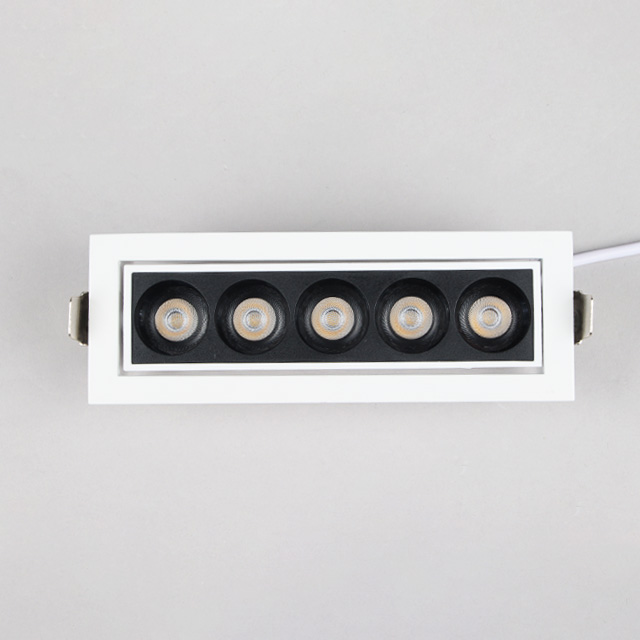 LED 멀티 매입등 에코 데코 5구 COB 10W 리모컨 다운라이트 매립등