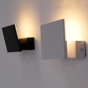 인테리어 조명 LED 일체형 사각 벽등 5W