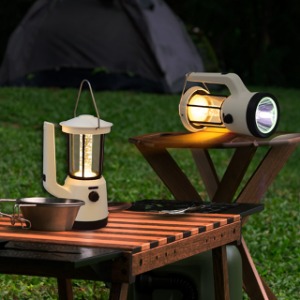 LED 에코 디밍 젠틀 충전식 캠핑용 랜턴 겸용 손전등