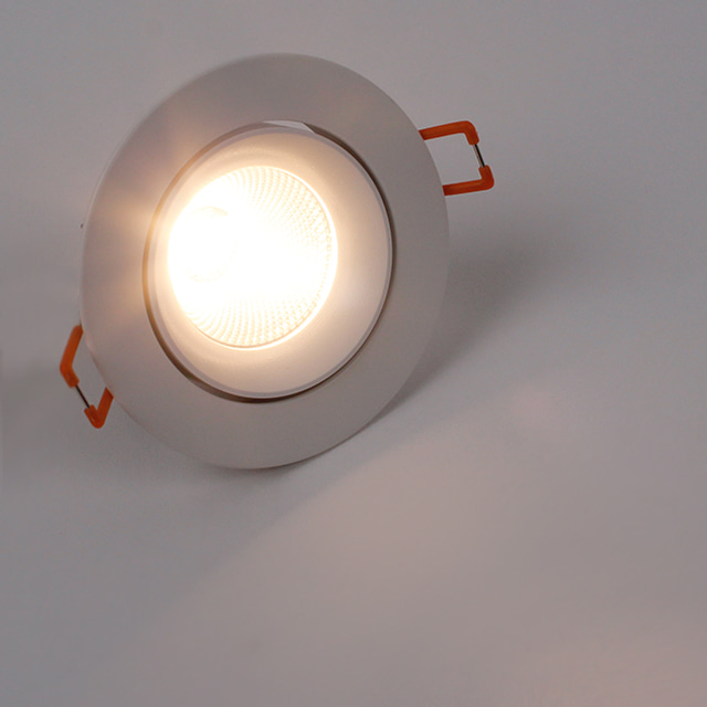 LED 프리미엄 3인치 다운라이트 COB 직회전 8W 주광색 전구색 주백색