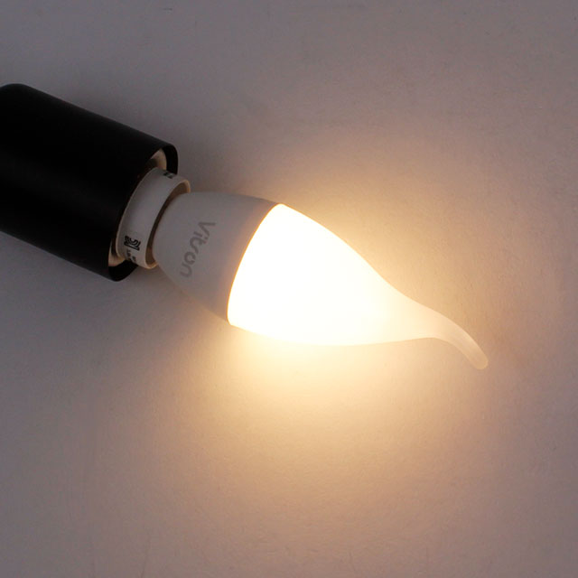 LED 촛대구 플레임 램프 5W 확산 촛대전구