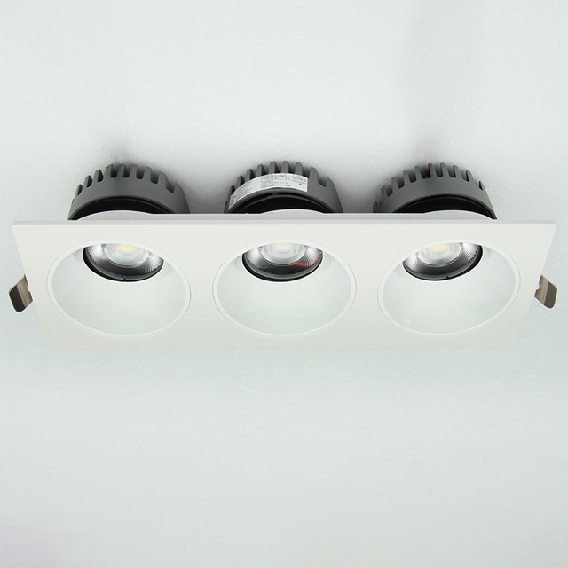 LED 다운라이트 멀티 매입등 3구 에코 에드온 COB 24W 조합형 매립등기구
