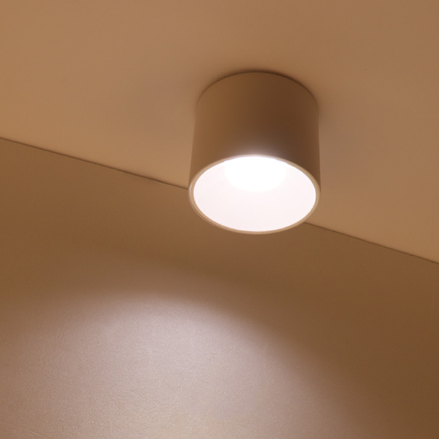 에코 리디노 원통 직부등 LED일체형 COB 20W 플리커프리 주방등 거실등 매장조명