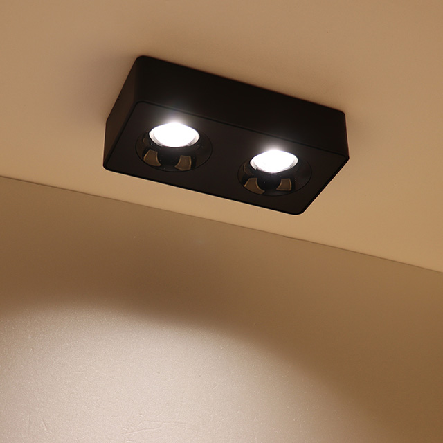 에코 모즈 2구 직부등 LED일체형 COB 15W 플리커프리 2color 주방등 거실등 매장조명