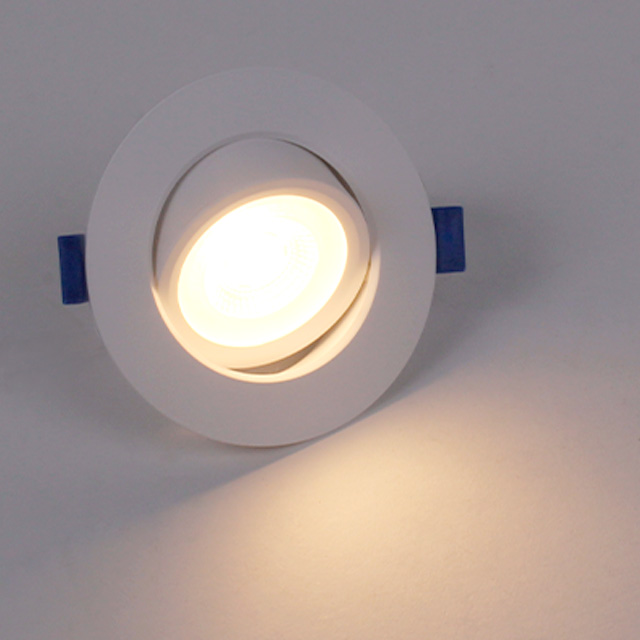 LED 다운라이트 초슬림 3인치 디밍 매입등 COB 7W 직회전 밝기조절 플리커프리 매립등
