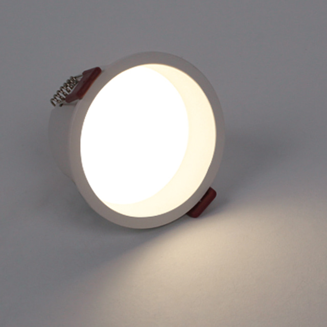 LED 다운라이트 에코 온스 3인치 8W 플리커프리 슬림테 움푹 매입등 특가
