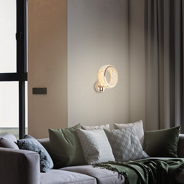 LED 젬마 1등 7W 실내 벽등 인테리어 카페 조명 침실등 벽부등