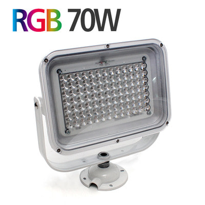 국산 LED RGB 투광기 70W 투광등 노출 색변환 24V WIZ