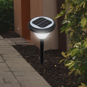 LED 태양광 모래시계 문주등 파이프 팩형 겸용 2W 태양열 정원조명 데크 테라스 야외등